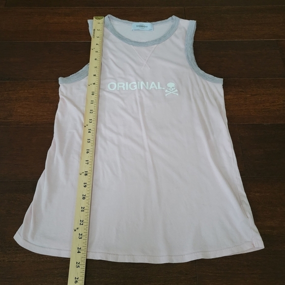 Soulcycle Raw Edge Ringer Tank Top Pink/Gray Womens Size XS Workout Gym Athletic - Picture 9 of 9